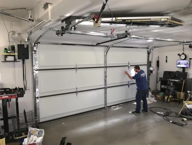 Professional garage door repair service by Hilliard Garage Door Repair in Hilliard