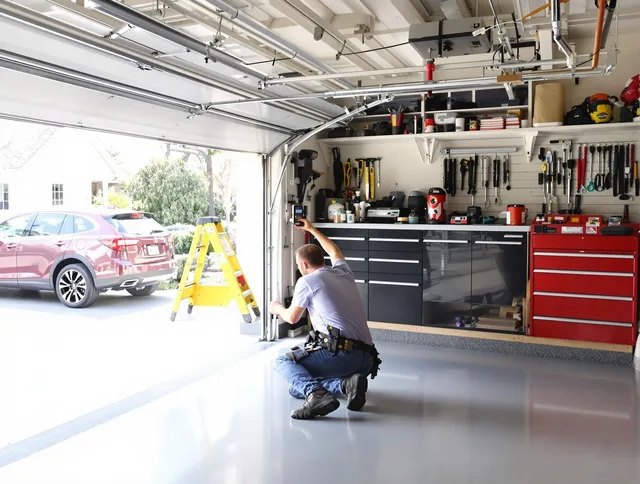 Local garage door repair service by Hilliard Garage Door Repair in Hilliard