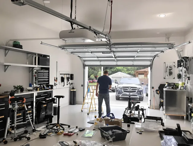 Garage door opener installation by Hilliard Garage Door Repair in Hilliard