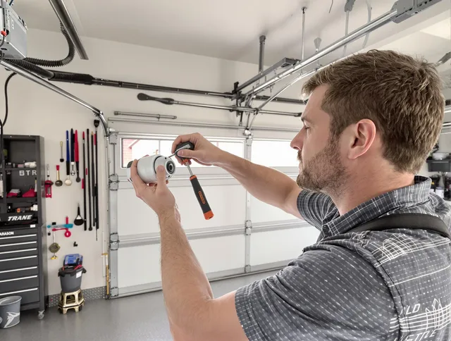 Garage door opener repair service by Hilliard Garage Door Repair in Hilliard