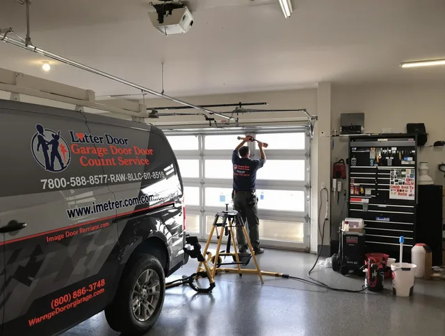 Hilliard Garage Door Repair team performing same-day garage door repair in Hilliard