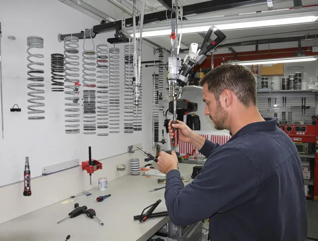 Hilliard Garage Door Repair safety certified technician performing precision spring replacement in Hilliard